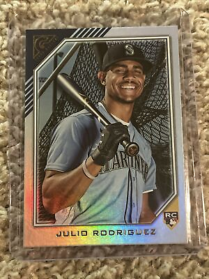 #ad Julio Rodriguez 2022 Topps Gallery ROOKIE FOIL RC SP Seattle Mariners Card #35 $11.99