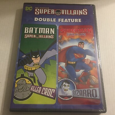 #ad NEW DC Comics Batman Superman Supervillians Killer Croc amp; Bizarro Double Feature $9.95