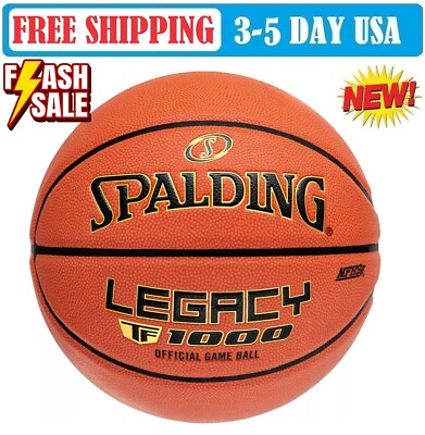 #ad 2023 Version Spalding TF 1000 Legacy Official Size 7 NFHS Indoor Basketball NEW* $78.98