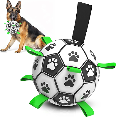#ad Dog Toys Soccer Ball with Straps Interactive Dog Toys for Puppy;Dog Toys for Tu $27.63