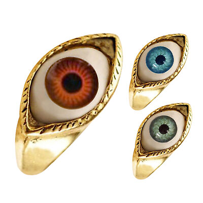 #ad Evil Eye Ring for Women Alloy Ring Punk Devil#x27;s Eye Ring Girls Jewelry Ring $6.61