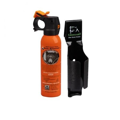 #ad 🔥🐻 New UDAP Pepper Power Bear Spray Repellant w Free Griz Guard Holster 🐻 🔥 $44.94