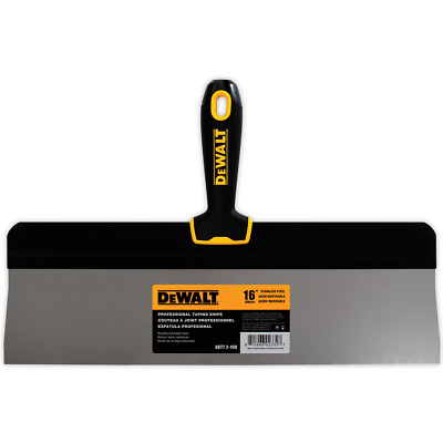 DEWALT Taping Knife 16quot; Stainless Steel Big Back Drywall Taping Tool $25.49