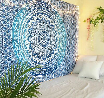 #ad Wall Hanging Hippie Mandala Tapestry Bohemian Indian Ethnic Dorm Decor Bedspread $13.99