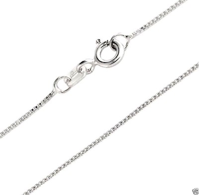 #ad Italian Chain Box 012 Genuine Sterling Silver 925 Best Deal Fine Jewelry 18quot; $9.89