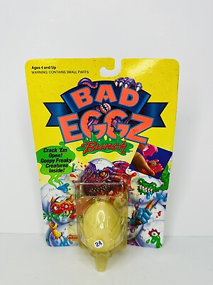 #ad BAD EGGZ BUNCH VINTAGE 1992 FACTORY SEALED GALOOB RARE on card $39.99