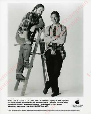 #ad HOME IMPROVEMENT Press Photo Tim Allen Richard Karn $19.99