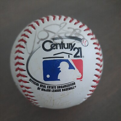 #ad Signed Autographed Baseball Many Signatures Century 21 LOOK $15.00