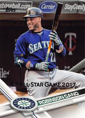 #ad Robinson Cano 2017 Topps All Star 641 Seattle Mariners Baseball Card $1.00