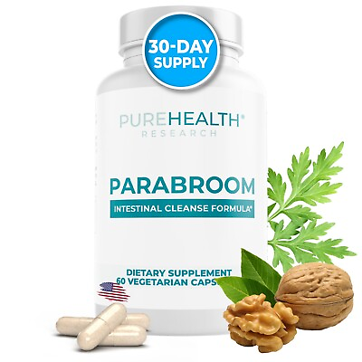 #ad PUREHEALTH RESEARCH Parabroom Cleanse Formula Wormwood Supplement $48.97
