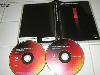 #ad Adobe Creative Suite 4 CS4 Design Premium For MAC Full Retai DVD Version $149.96