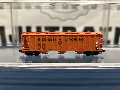 #ad Atlas N Genesee amp; Wyoming #710017 3 Bay Covered Hopper Car NO CASE T $12.99