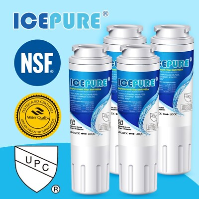 #ad 4 Pack Fit For UKF8001 Refresh R 9006 Amana ARB2257CSR Icepure Water Filter $29.44
