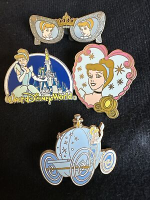 #ad Cinderella Disney Pin Set Of 4 $19.00