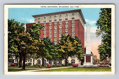 #ad Savannah GA Georgia Hotel Savannah Advertisement Vintage c1936 Postcard $7.99