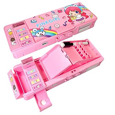 #ad Pop Up Multifunction Pencil Case for Girls and Boys Cute Cartoon Pen Box $28.51