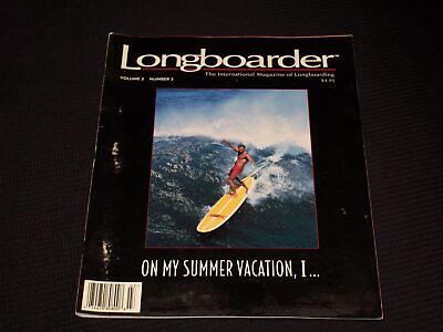 #ad VOL 2. #3 LONGBOARDER MAGAZINE SUMMER VACATION FRONT COVER L 18275 $33.49