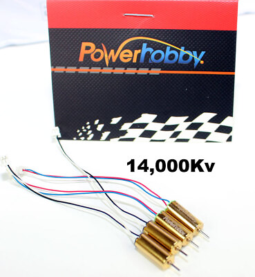 #ad Powerhobby RX0615 14 14000kv FAST UPGRADE Motors CW CCW Blade Inductrix FPV GOLD $14.95