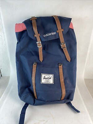 #ad Herschel Supply Co Little America Backpack Blue Clear Night $27.14