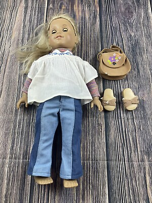 #ad Vintage American Girl Doll Pleasant Company Julie Albright W Shoes Purse $124.99