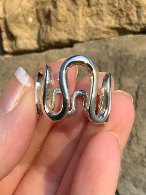 #ad Vintage Sterling Silver Ring Handcrafted $89.99