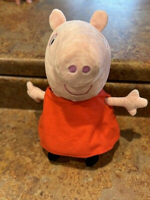 #ad Peppa Pig Hug N Oink Talking Plush Kids Fun Toy Durable Cuddly Animal Pink EUC $20.00