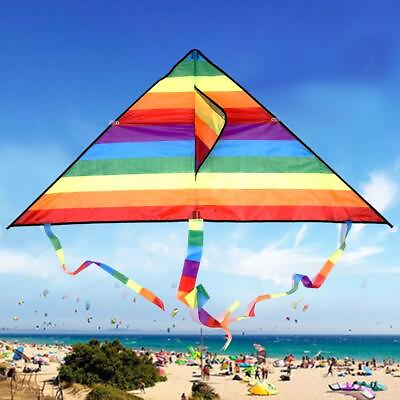 #ad Large delta kite For kids and single adults line easy flykite D8 funny to C4X4 $1.64