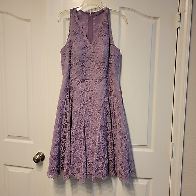 #ad Mother of the Bride Dress JJ House Women Size 10 Lavendar Great Condition $40.00