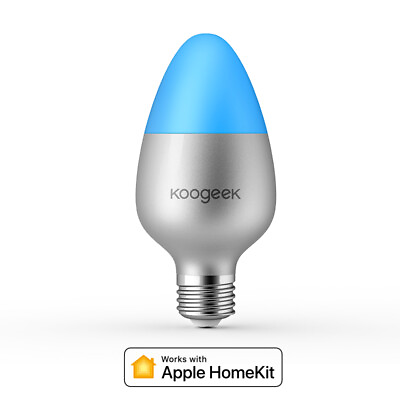#ad Koogeek E27 8W Color Changing Dimmable Support Siri D1Q2 C $39.15