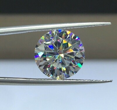 #ad 2 Ct Round Diamond HPHT CVD VVS1 D Grade Stunning Radiance A $250.00