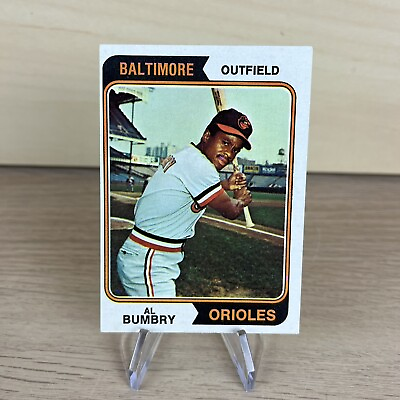 #ad 1974 Topps #137 Al Bumbry Baltimore Orioles Baseball Card $1.50