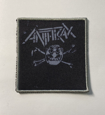 #ad Anthrax The Not Man Mascot Printed Sew On Patch Thrash Metal Music badge $6.49