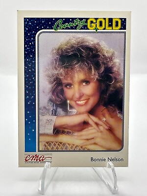 #ad 1992 CMA COUNTRY GOLD #31 BONNIE NELSON TRADING CARD $3.19