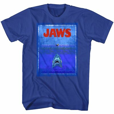 #ad Jaws 8Bit Terror Royal Adult T Shirt $23.45