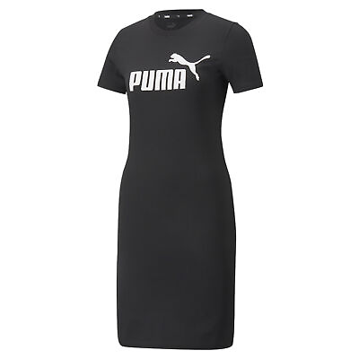 #ad PUMA Women#x27;s Essentials Slim Fit Tee Dress $20.00