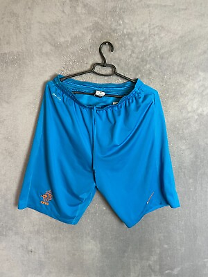 #ad Netherlands Holland Team Football Shorts Blue Nike Polyester Mens Size M $25.50