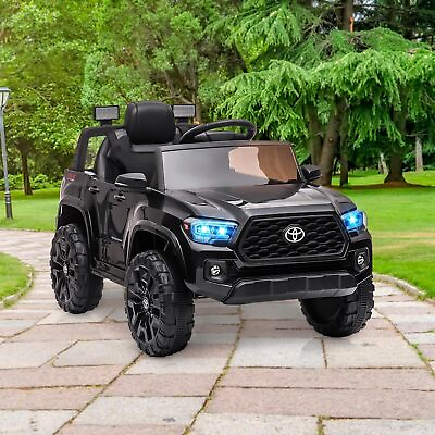 #ad 12V 7AH Electric Cars for Kids Licensed Toyota Tacoma Electric Vehicle w Remote $155.99