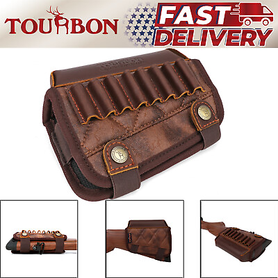 #ad Tourbon Rifle Cheek Rest Comb Riser Gunstock Bullet Cover Ammo Holder Fit 308win $29.69