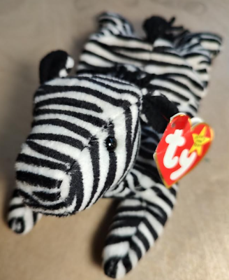 #ad ZIGGY The Zebra TY Original Beanie Baby Style 4063 PVC w Tags $7.11