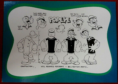 #ad POPEYE Card #96 THE CONSTRUCTION OF POPEYE Card Creations 1994 GBP 5.99
