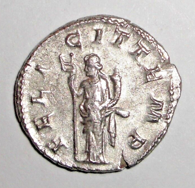 #ad Ancient Silver Coin Roman Gordian III. 238 244 AD. AR Antoninianus Felicitas $159.99