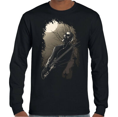 #ad Guitar T Shirt Electric Bass Acoustic Midnight Rock Mens Zombie Skull Biker GBP 13.99