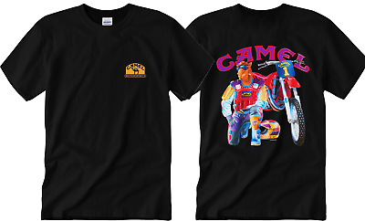 #ad NOS Vintage 1993 Camel Supercross Single Stitch Pocket Shirt $21.99