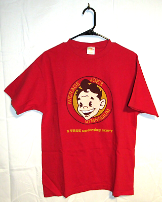 #ad Y2K 2004 Average Joe’s Gym Dodgeball Movie Promo Red Graphic T Shirt Large $27.99