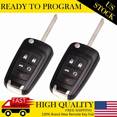 #ad 2 Remote Key Fob For 2010 2011 2012 2013 2014 2015 2016 Chevrolet Cruze Equinox $15.45