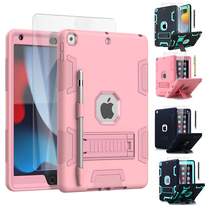 #ad For Apple iPad 9th 8th 7th 6th 5th Generation Case Shockproof Heavy Duty Cover $9.99