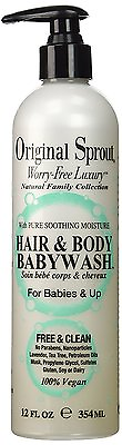 #ad Original Sprout Hair amp; Body Babywash 100% Vegan 12 oz Brand New amp; Fresh $12.95