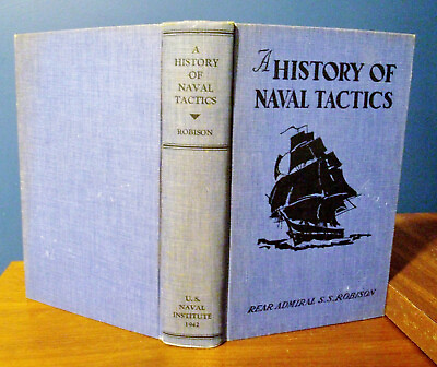 #ad History Naval Tactics Evolution Steamers Subs Ordnance Robison Book 1530 1930 $30.00