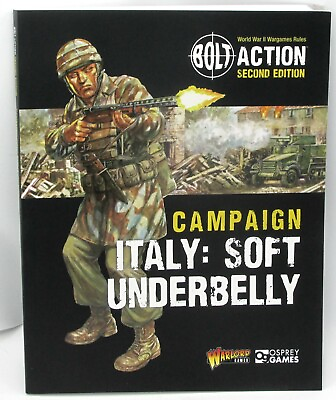 #ad Bolt Action 401010020 Campaign Italy Soft Underbelly Book Warlord Games $34.99