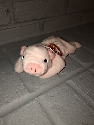 #ad HTF ty beanie baby “squealer” pig 1993 With ERROR $1000.00